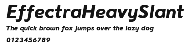 EffectraHeavySlant.ttf