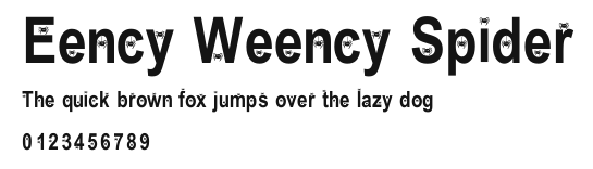 Eency Weency Spider.ttf