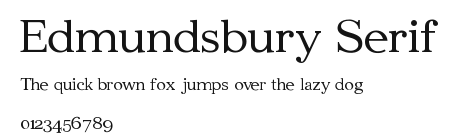 Edmundsbury Serif.ttf