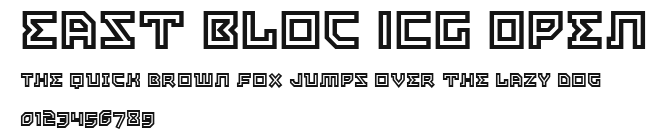 East Bloc ICG Open.ttf