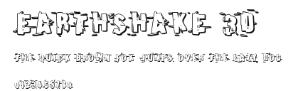 Earthshake 3D Preview