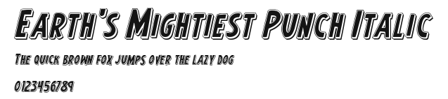 Earth's Mightiest Punch Italic.ttf
