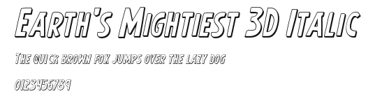 Earth's Mightiest 3D Italic.ttf