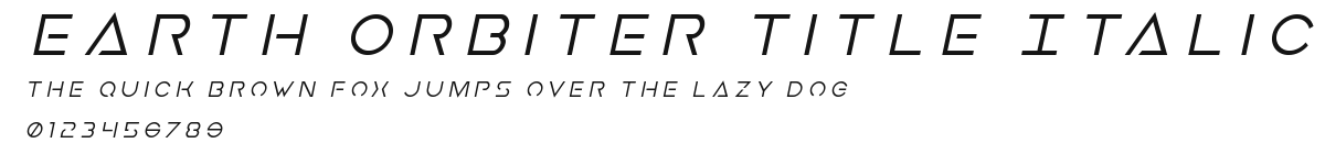 Earth Orbiter Title Italic.ttf