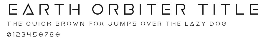 Earth Orbiter Title.ttf