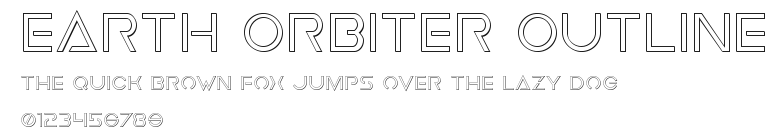 Earth Orbiter Outline.ttf