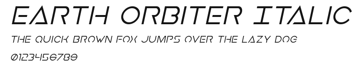 Earth Orbiter Italic.ttf