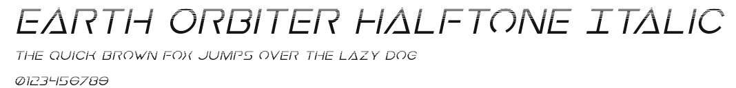 Earth Orbiter Halftone Italic.ttf