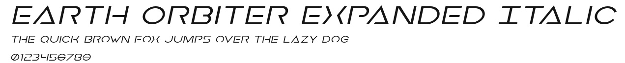 Earth Orbiter Expanded Italic.ttf