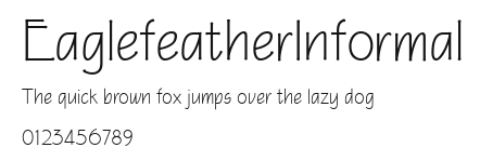 EaglefeatherInformal.ttf