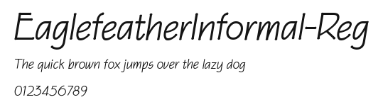 EaglefeatherInformal-Reg.ttf