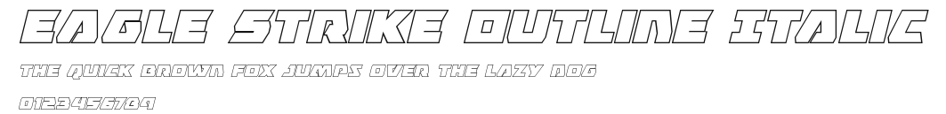 Eagle Strike Outline Italic.ttf