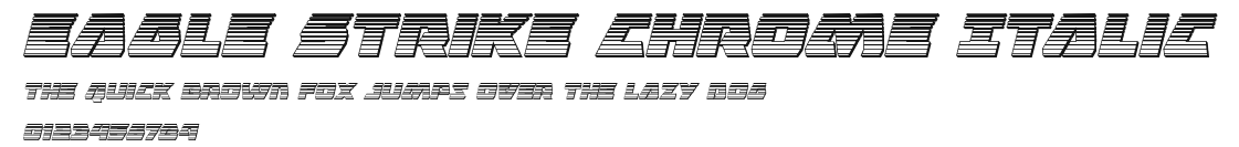 Eagle Strike Chrome Italic.ttf