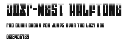 EAST-west Halftone.ttf