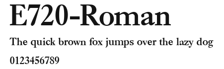 E720-Roman.ttf