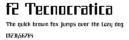 f2 Tecnocratica.ttf