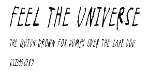 Feel the universe.ttf