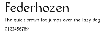 Federhozen.ttf