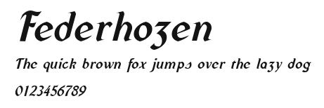 Federhozen.ttf