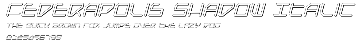 Federapolis Shadow Italic.ttf