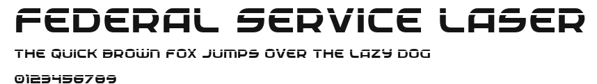 Federal Service Laser.ttf