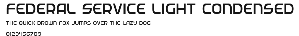 Federal Service Light Condensed.ttf