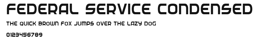 Federal Service Condensed.ttf