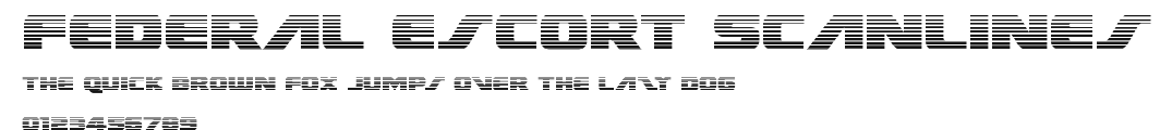 Federal Escort Scanlines.ttf