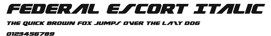 Federal Escort Italic.ttf