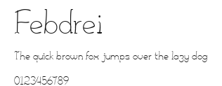 Febdrei.ttf