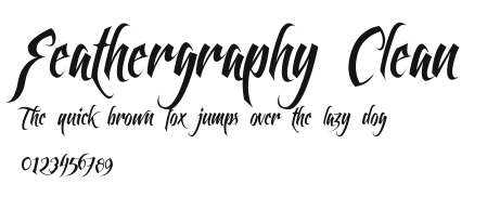 Feathergraphy Clean.ttf