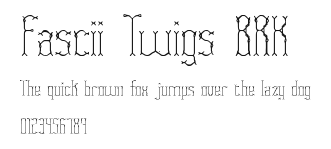 Fascii Twigs BRK.ttf