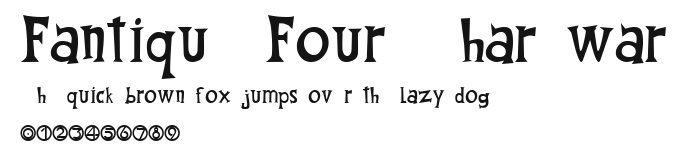 Fantique Four Shareware.ttf