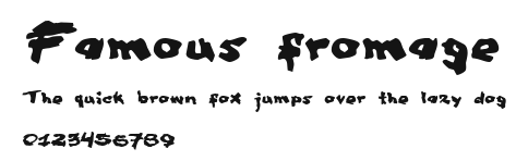 Famous fromage.ttf
