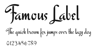 Famous Label.ttf