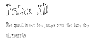 False 3D.ttf