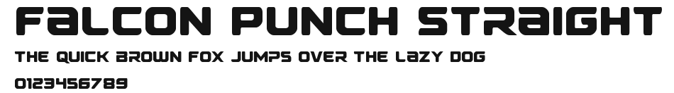 Falcon Punch Straight.ttf