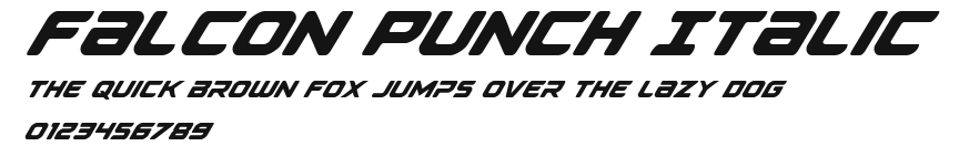 Falcon Punch Italic.ttf