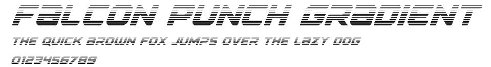 Falcon Punch Gradient.ttf
