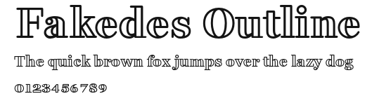 Fakedes Outline.otf