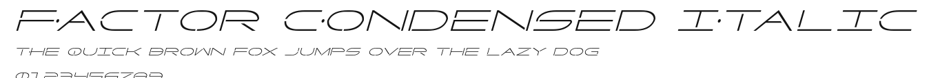 Factor Condensed Italic.ttf