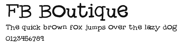 FB Boutique .ttf