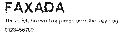 FAXADA.ttf