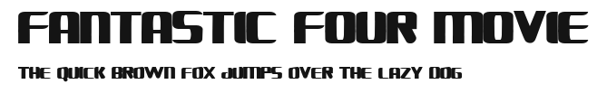FANTASTIC FOUR MOVIE.ttf