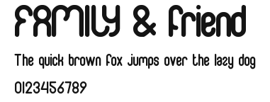 FAMILY & friend.ttf