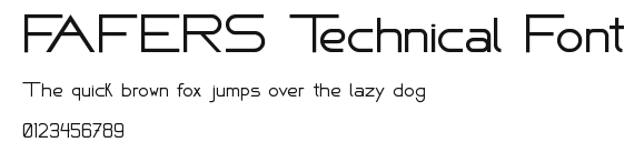 FAFERS Technical Font.ttf