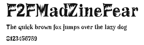 F2FMadZineFear.ttf