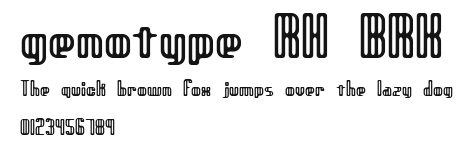 genotype RH BRK.ttf