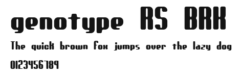 genotype RS BRK.ttf