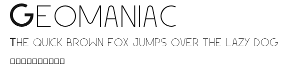Geomaniac.otf